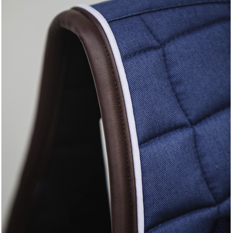 Schockemohle New Dynamic Dressage Style Saddle Pad - Jeans Blue - Full-2