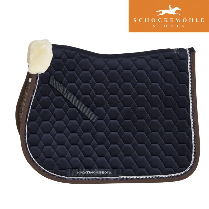 Schockemohle New Magic Jumping Style Saddle Pad - True Navy - Full