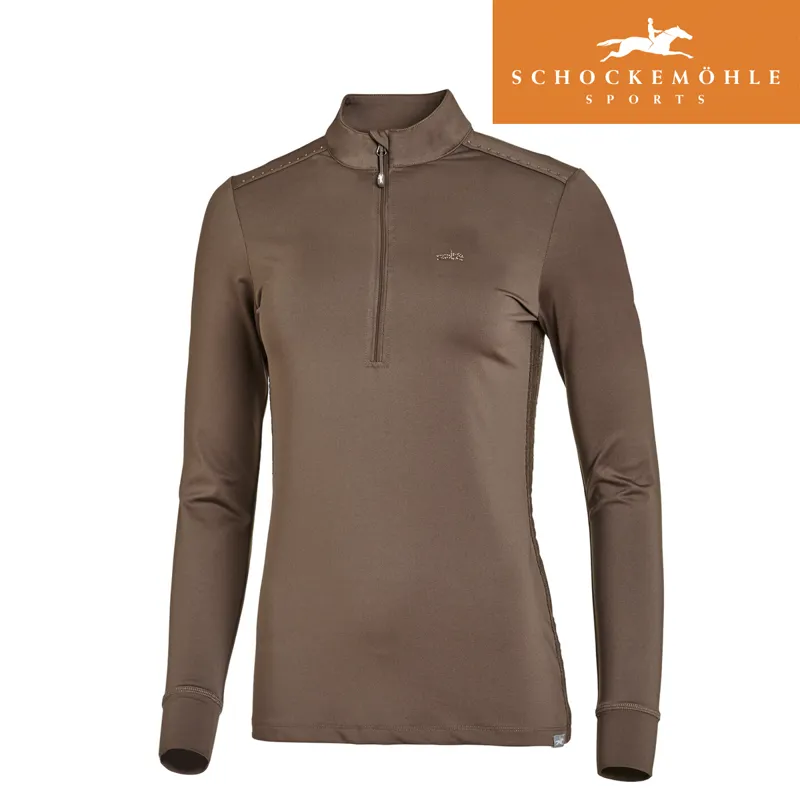 Schockemohle Page Style Ladies Functional Shirt - Walnut