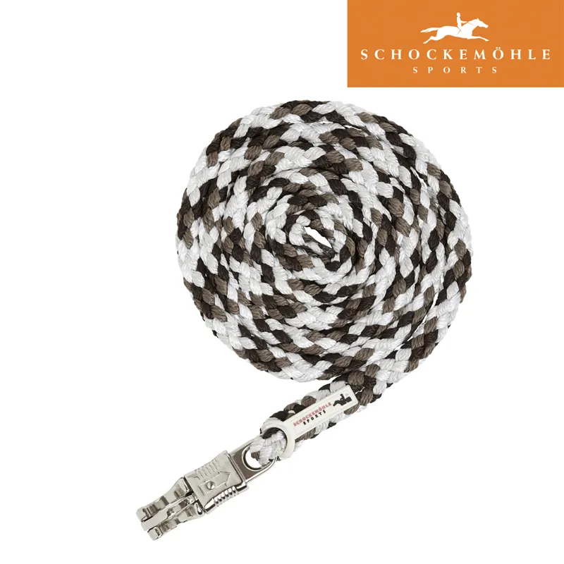 Schockemohle Panic Style Leadrope - Coffee/Walnut