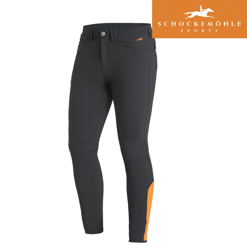 Schockemohle Phoenix KP Mens Breeches - Grey