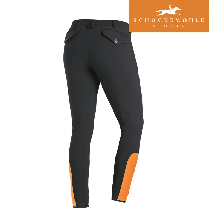 Schockemohle Phoenix KP Mens Breeches - Grey-1