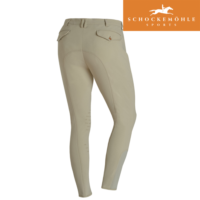 Schockemohle Phoenix KP Mens Breeches - Tan-1