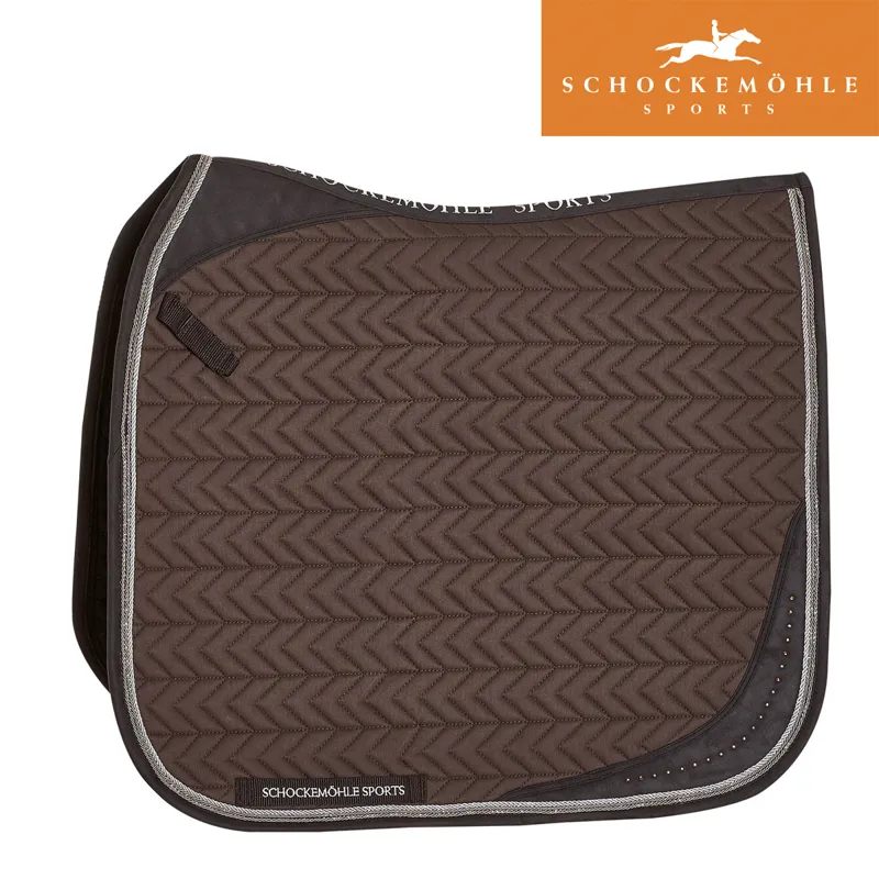 Schockemohle Power Pad Dressage Style Saddle Pad - Walnut - Full