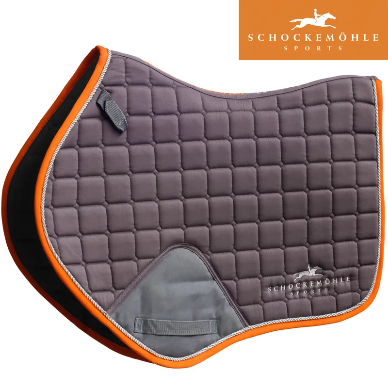 Schockemohle Power Pad GP/Jumping Saddle Pad - Graphite 