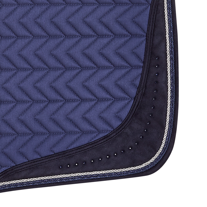 Schockemohle Power Pad Jumping Style Saddle Pad - Jeans Blue - Full-1