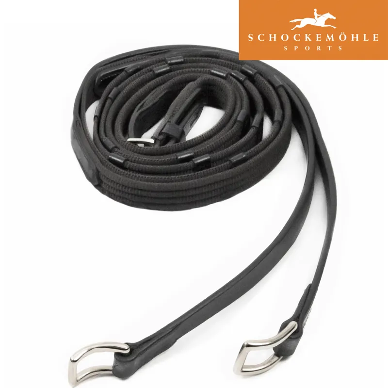 Schockemohle Warendorf Web Rein - Black/Silver