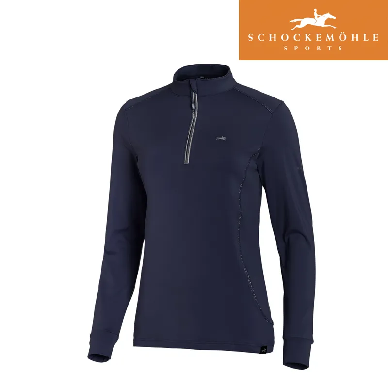 Schockemohle Winter Page Style Ladies Functional Shirt - True Navy