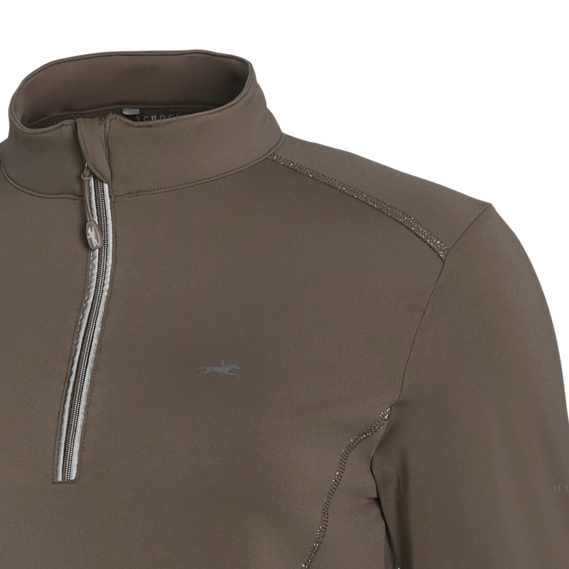 Schockemohle Winter Page Style Ladies Functional Shirt - Walnut-1