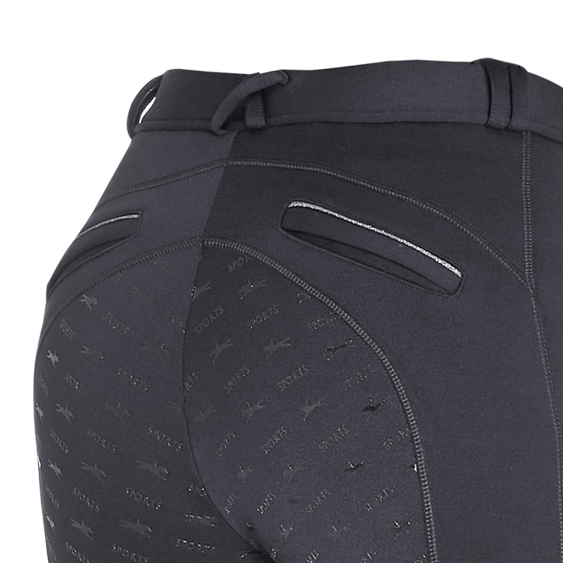 Schockemohle Winter Riding Tights II - Graphite-2