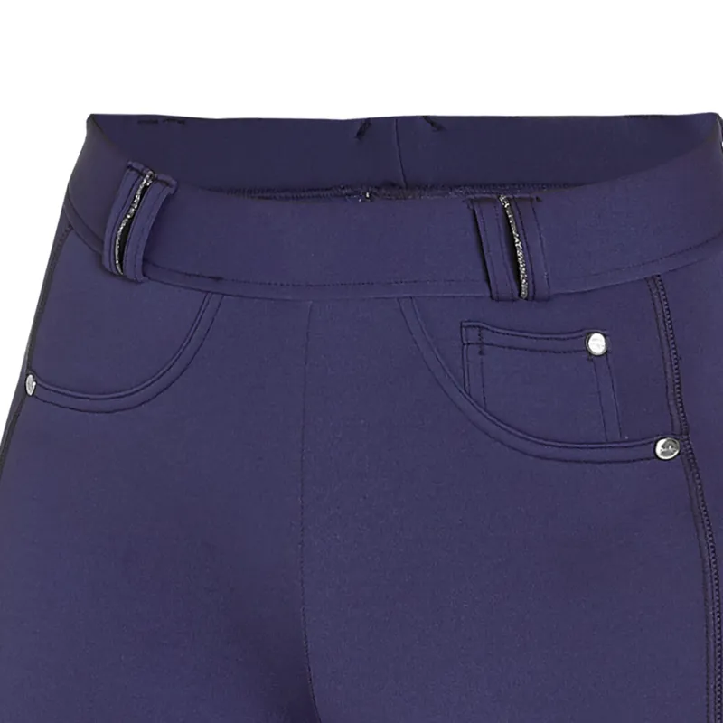 Schockemohle Winter Riding Tights II - Jeans Blue-2
