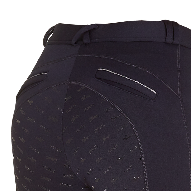 Schockemohle Winter Riding Tights II - True Navy-2