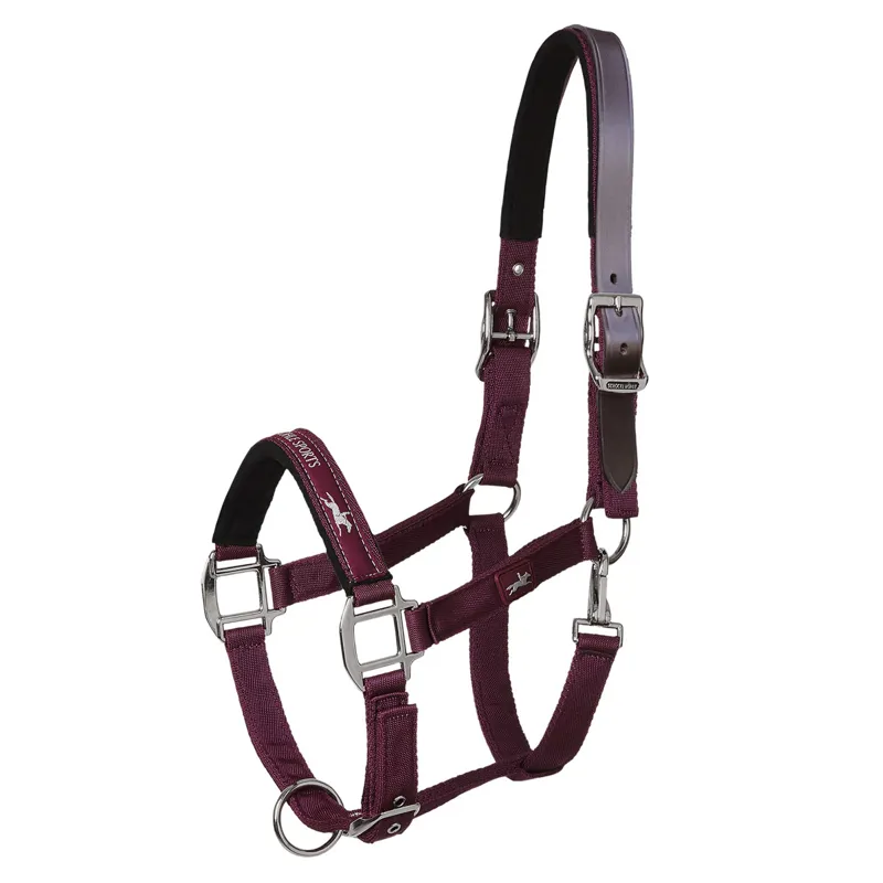 Schockemohle Memphis Breakaway Headcollar - Wine