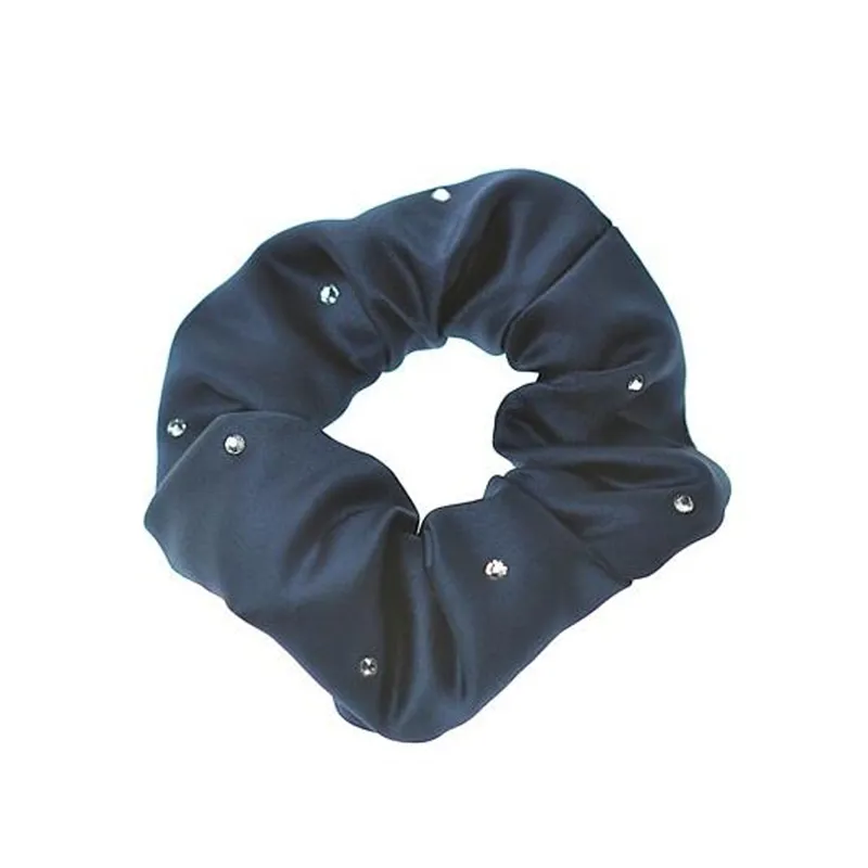 ShowQuest Scrunchie with Crystals - Navy