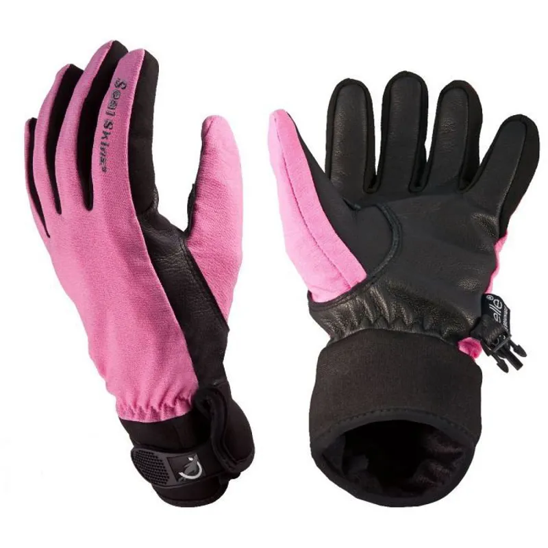 Sealskinz Ladies All Season Waterproof Gloves - Pink