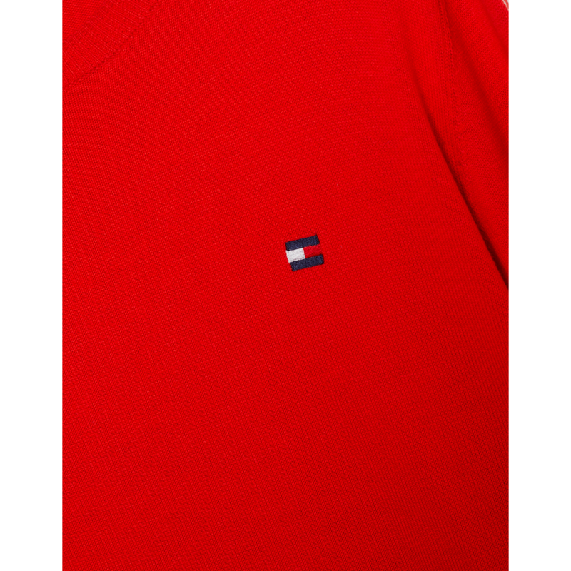 Tommy Hilfiger Women's Seattle Jacquard Logo Sweater - Fierce Red-7