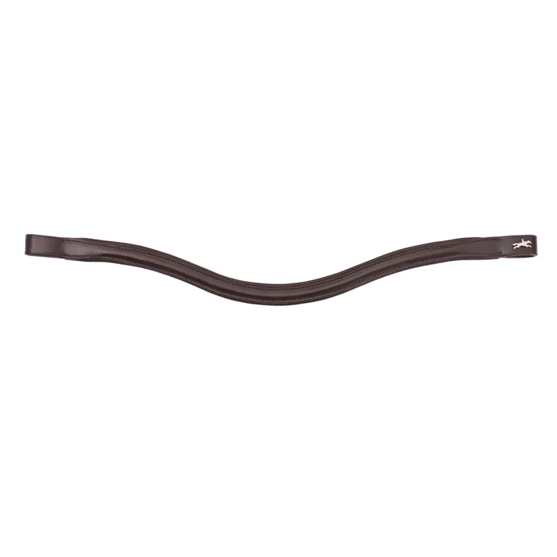 Schockemohle Leather Select Browband - Espresso/Silver