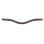 Schockemohle Leather Select Browband - Espresso/Silver