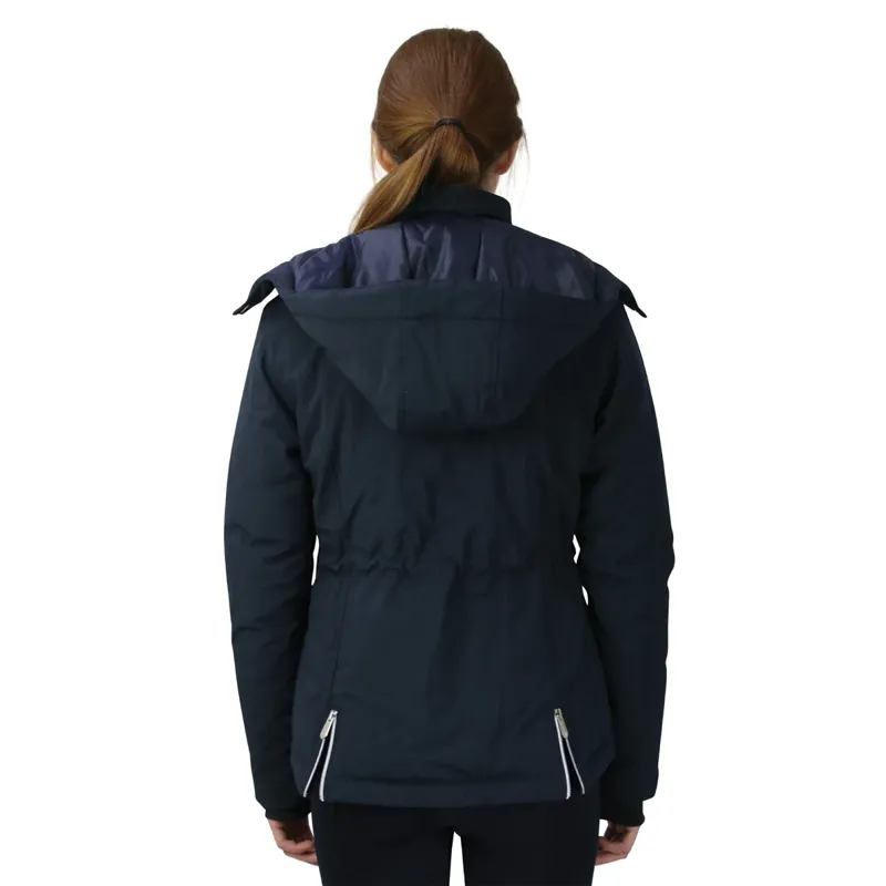 Hy Equestrian Synergy Short Waterproof Secure Shield Coat - Navy-1