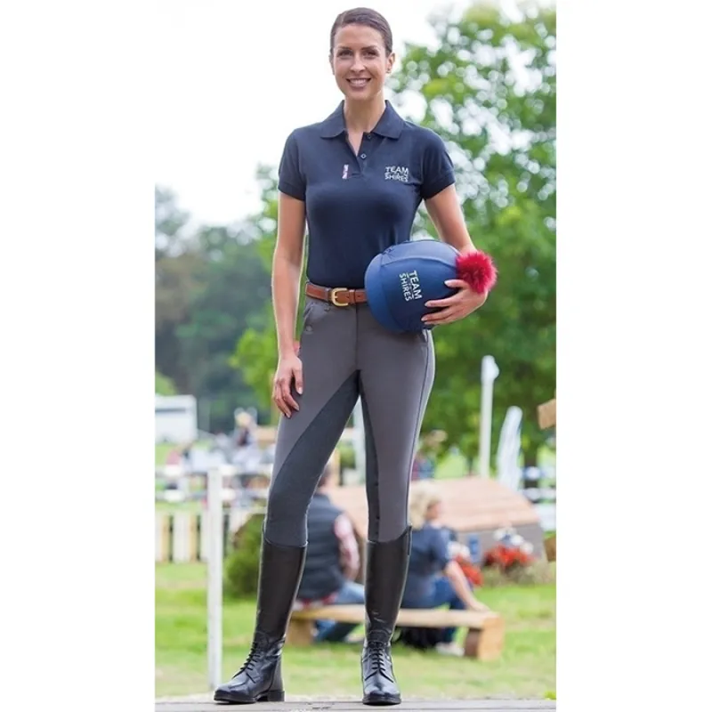 Shires Ladies Cambridge Performance Breeches - Grey