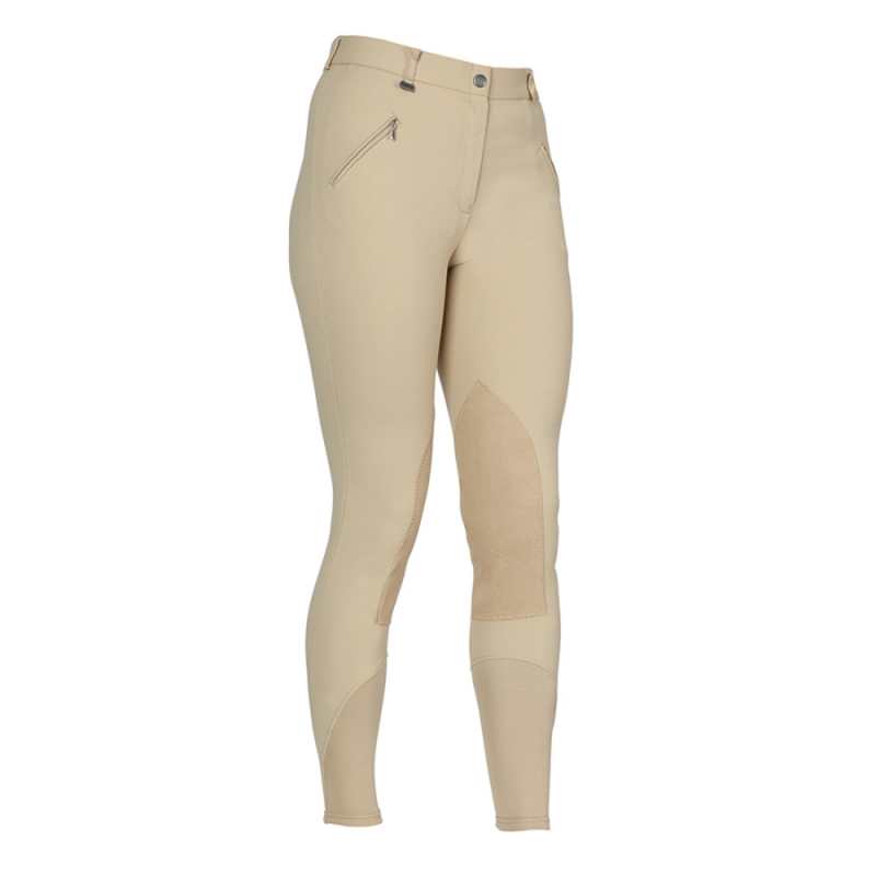 Shires Ladies Portland Performance Breeches - Beige-1