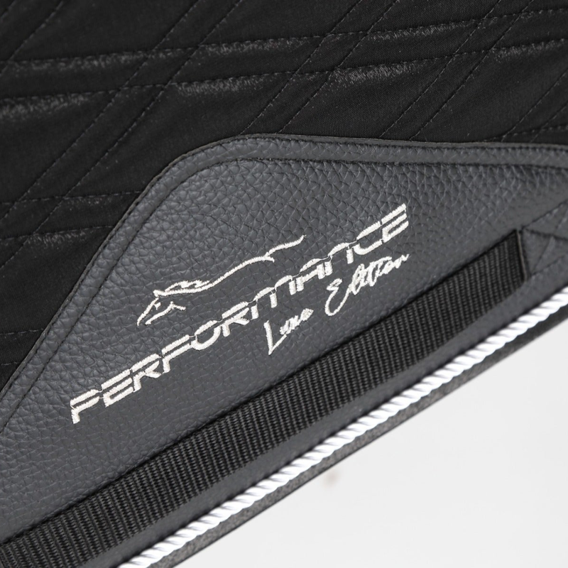 Shires Performance Euro Cut Luxe Saddlecloth - Black-1