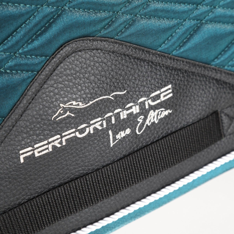 Shires Performance Euro Cut Luxe Saddlecloth - Emerald-1