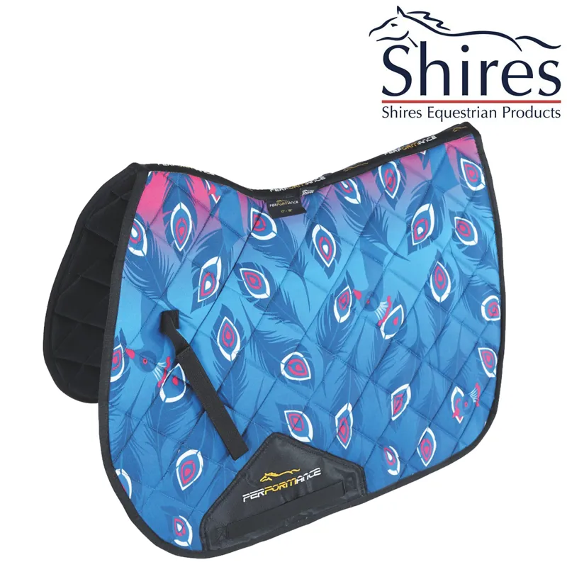 Shires Performance Sport XC Saddlecloth - Pink Peacock
