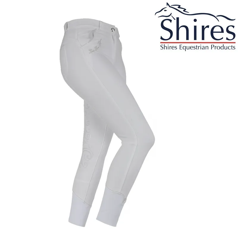 Shires Performance Chancery Ladies Breeches - White