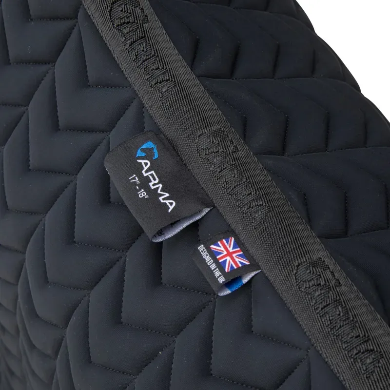 Shires ARMA Elegance 3.0 Jump Saddlecloth - Black-4
