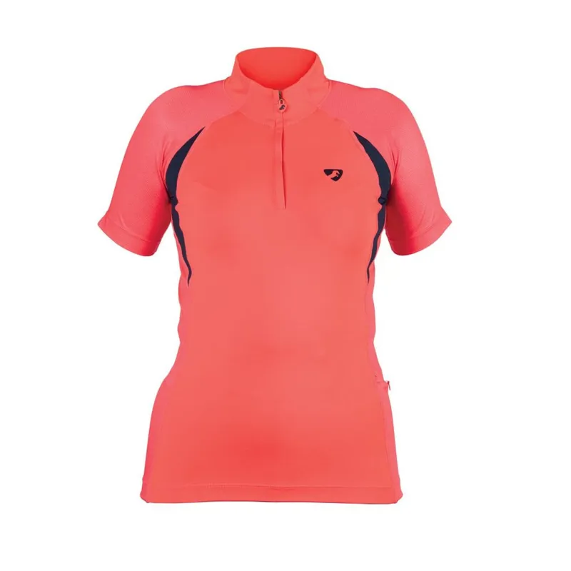 Aubrion Highgate Short Sleeve Baselayer - Coral