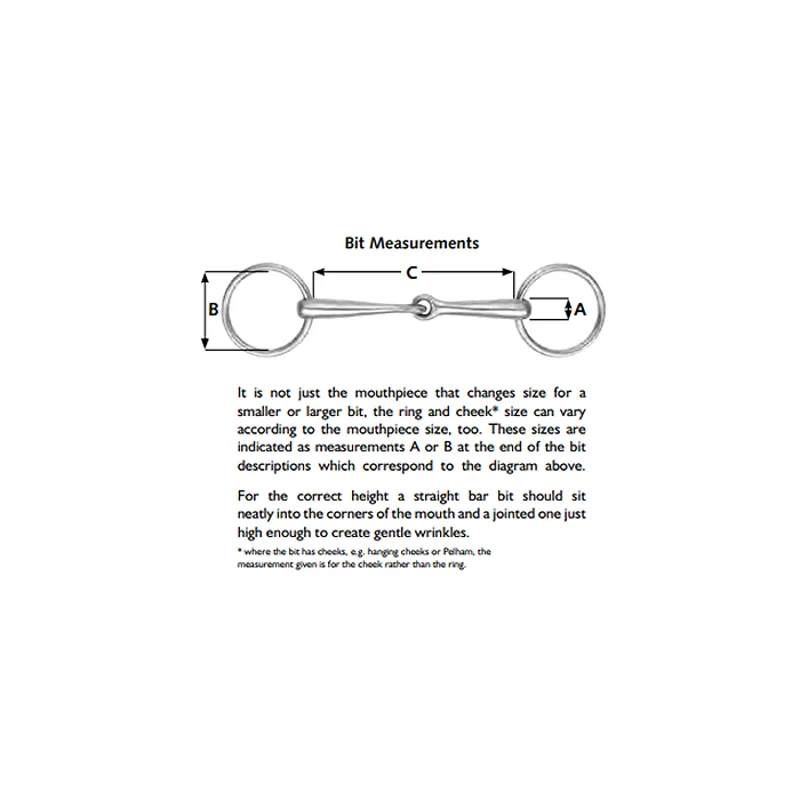 Shires Hanging Cheek Snaffle With Lozenge-1