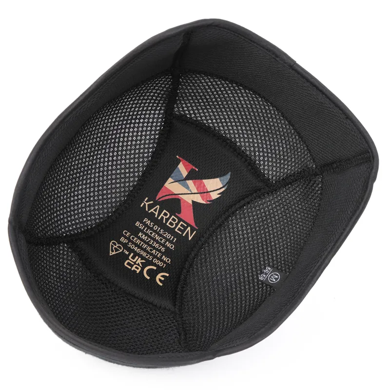 Shires Karben Riding Hat Replacement Liner - Black