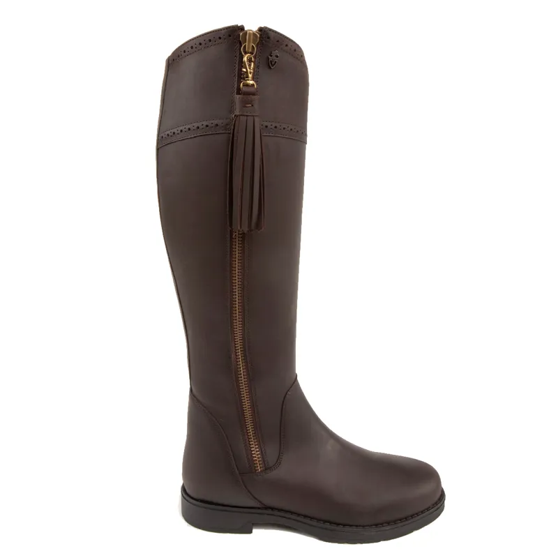 Moretta Alessandra Country Boots - Wide/XWide Calf - Chocolate
