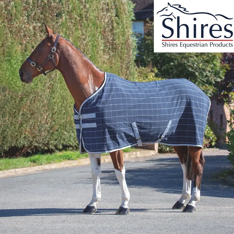 Shires Tempest Original Stable Sheet - Navy Check