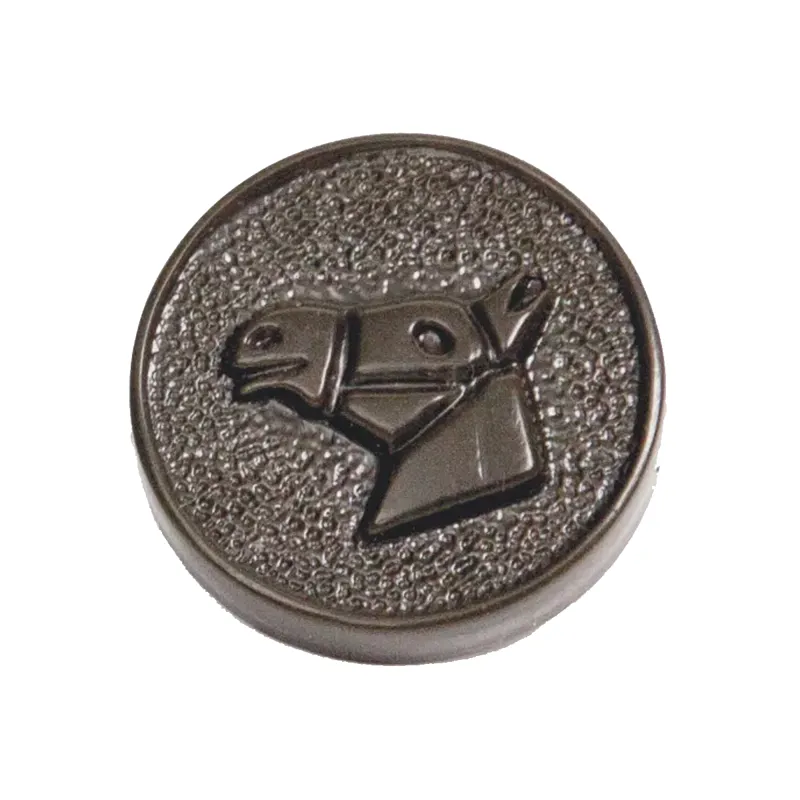 Shires Spare Horsehead Button - Brown