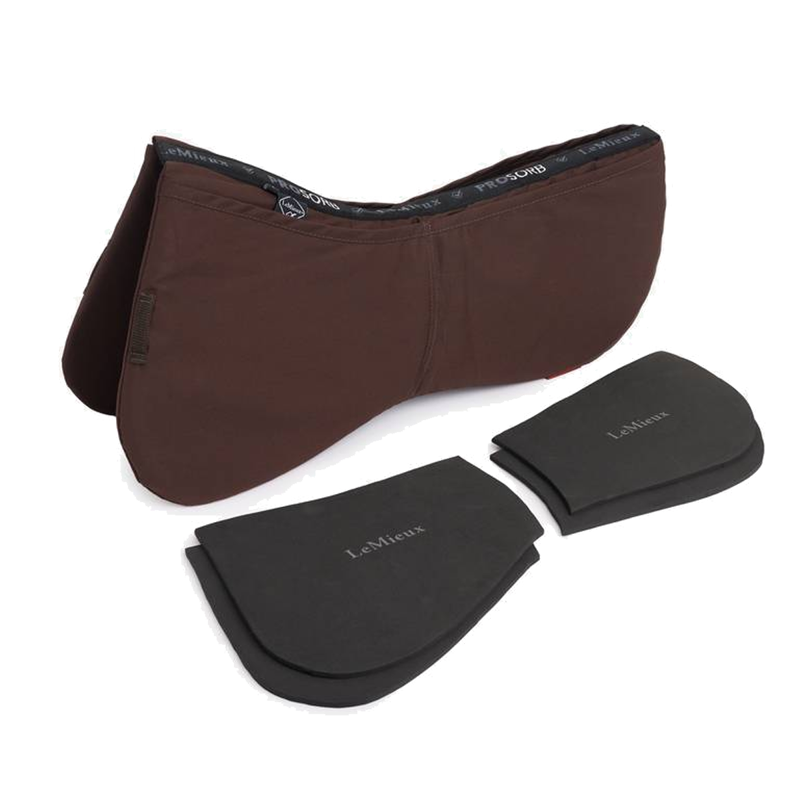 LeMieux Prosorb 2 Pocket Half Pad - Brown-1