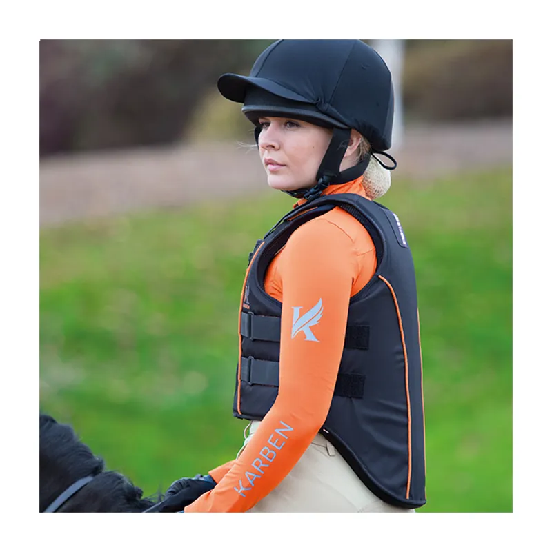 Shires Karben Childrens Body Protector - Black-1