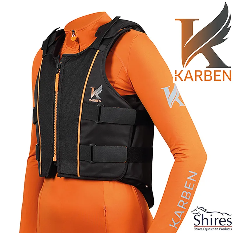 Shires Karben Childrens Body Protector - Black - XXXS Short