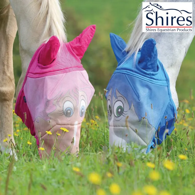Shires Horse Face Fly Mask - Boys