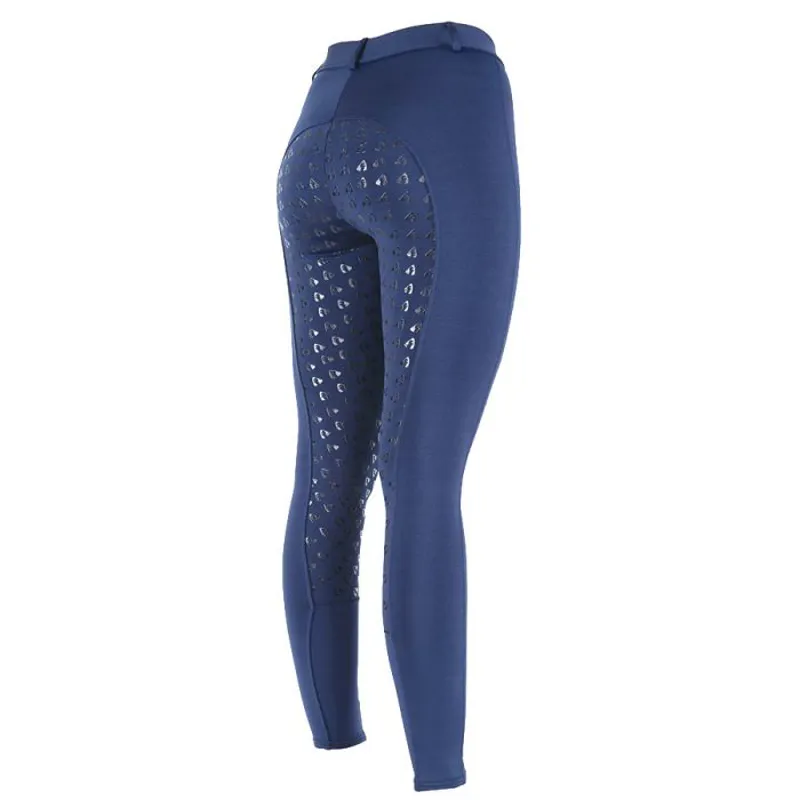 Aubrion Albany Ladies Riding Tights - Navy-1