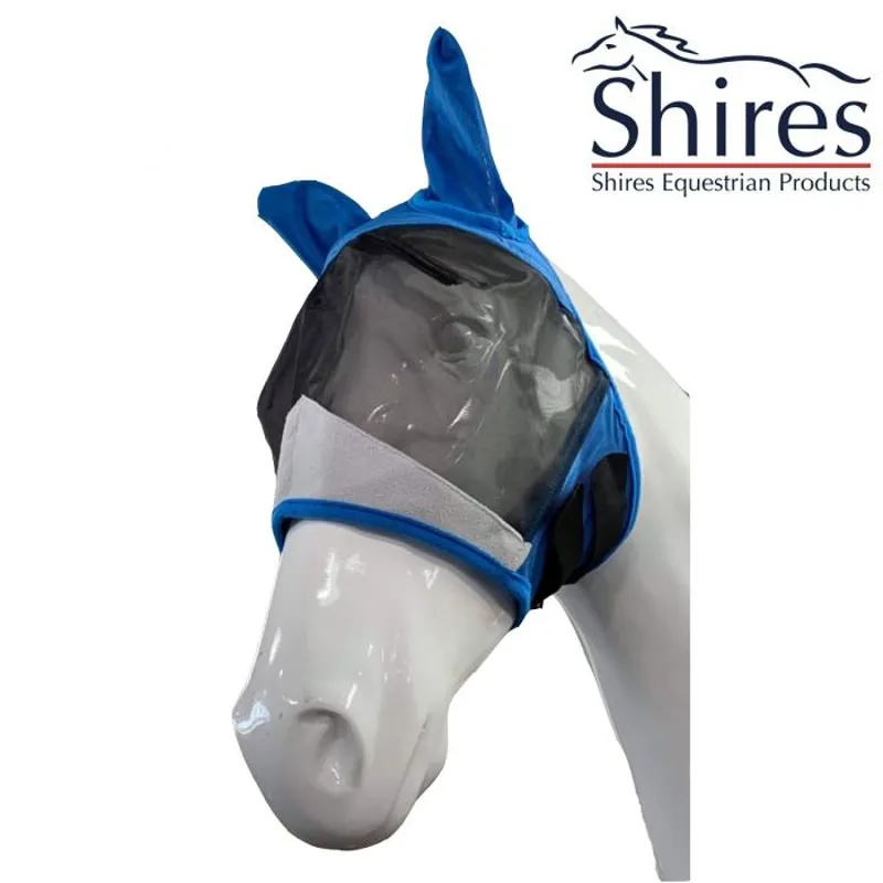 Shires Fine Mesh Fly Mask with Ears-1
