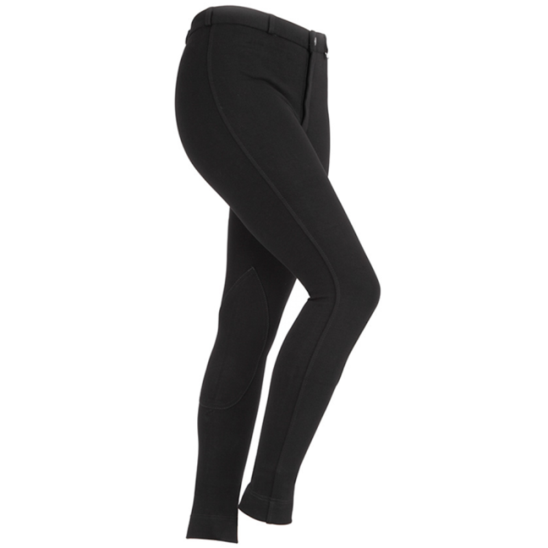 Shires Maids Saddlehugger Jodhpurs - Black-2