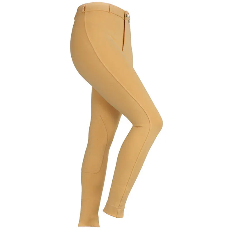 Shires Maids Saddlehugger Jodhpurs - Canary