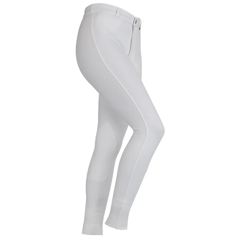 Shires Maids Saddlehugger Jodhpurs - White