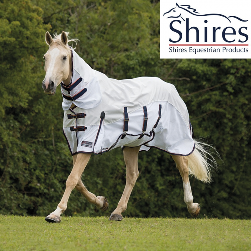 Shires Highlander Plus Maxi Flow Fly Rug Combo-1