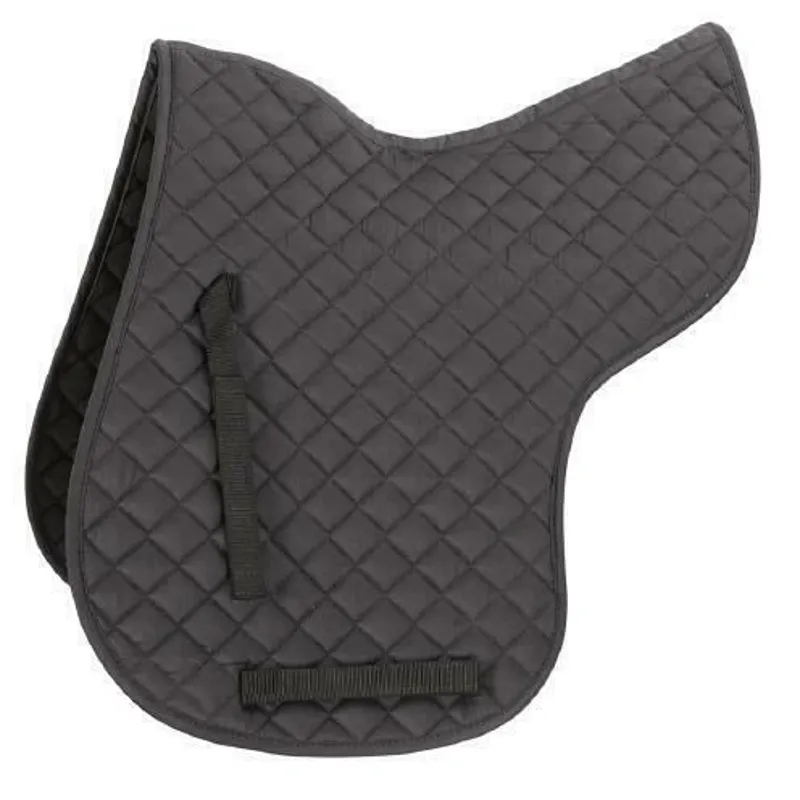Shires Quilted Numnah In Black