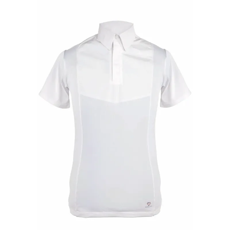 Shires Aubrion Short Sleeve Tie Shirt Gents - White