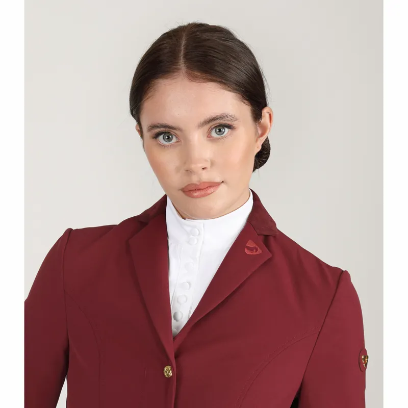 Aubrion Team Show Jacket - Burgundy-3