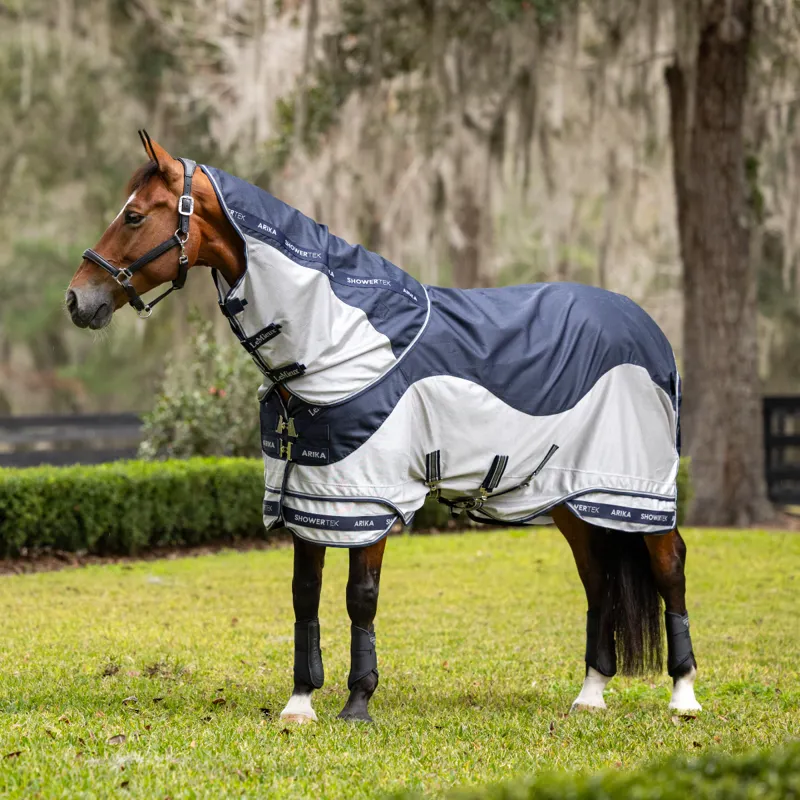 LeMieux Arika Shower-Tek Fly Rug - Navy/Grey